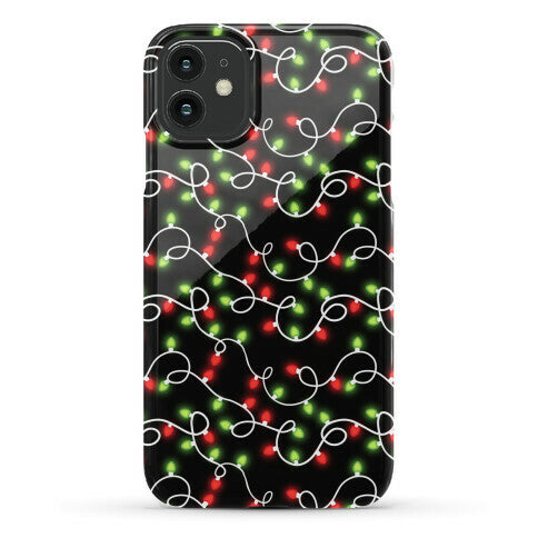 Christmas Lights Pattern Phone Case